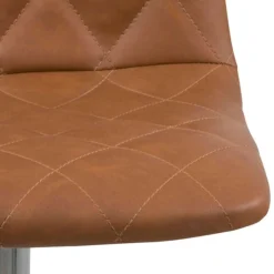 ACTONA GROUP Barhocker »Emu« Barstuhl, PU Lederoptik, Braun, Trompetenfuß, Sitzhöhe: 61-82 cm