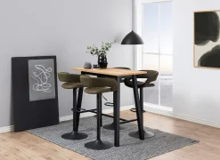 ACTONA GROUP Barhocker »Grace« (Set, 2 St) in Microfaser, Höhenverstellbar, Armlehne