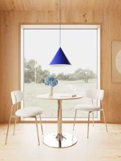 ACTONA GROUP Bartisch »Ibiza, Bistrotisch« Tisch,Eiche,Chrom Stahl,80x74cm