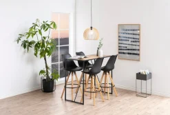 ACTONA GROUP Bartisch mit schmalem Metallfuß, Breite 120 cm, in weiteren Variationen