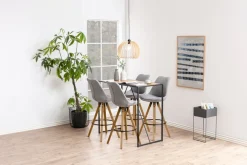 ACTONA GROUP Bartisch mit schmalem Metallfuß, Breite 120 cm, in weiteren Variationen