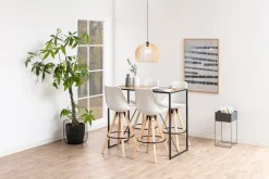 ACTONA GROUP Bartisch mit schmalem Metallfuß, Breite 120 cm, in weiteren Variationen