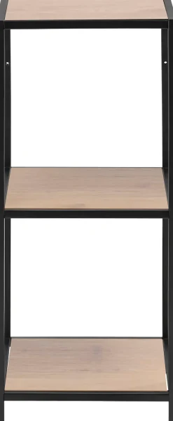 ACTONA GROUP Bücherregal Metallgestell im modernen Industrielook, 2 Einlegeböden, Höhe 82,5 cm