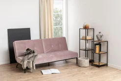 ACTONA GROUP Bücherregal Metallgestell im modernen Industrielook, 2 Einlegeböden, Höhe 82,5 cm