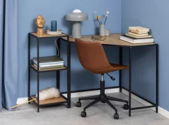 ACTONA GROUP Bücherregal Metallgestell im modernen Industrielook, 2 Einlegeböden, Höhe 82,5 cm