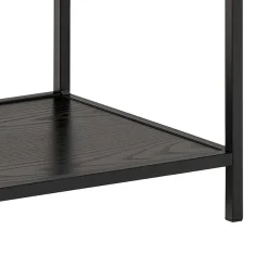 ACTONA GROUP Bücherregal »Seaford, Standregal, Regal, Raumteiler« 114x35x78 cm,schwarzer Stahlrahmen, 5 Regale, Wendemodul, Breite 114 cm