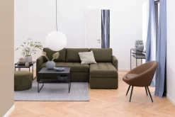 ACTONA GROUP Beistelltisch »Infinity« Set, 3 Stück,Satz mit Tischen, Schlittenbeine aus schwarzem Metall, (Set, 2 st)