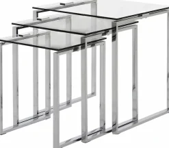 ACTONA GROUP Beistelltisch »Katrine 3er Set, moderne Glas Satztische, zeitloses Design« Set, Couchtisch, Sofatisch, OTTOs Choice,OTTOs Choice, Platzsparend, stilvoll & flexibel kombinierbar