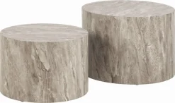 ACTONA GROUP Couchtisch »Dice 2er Set - Steinoptik, modern & stilvoll, skandinavisches Design« Couchtisch, Beistelltisch,OTTOs Choice, Pflegeleichter Beistelltisch, vielseitig, robust