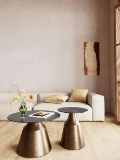 ACTONA GROUP Couchtisch »Dunsley, Kaffeetisch, Beistelltisch« Tisch, Tischplatte aus Glas, in 2 Größen
