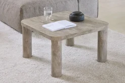 ACTONA GROUP Couchtisch »Solano« 1 Stk. tlg. grauer Marmorlook, robuste Beine,FSC™