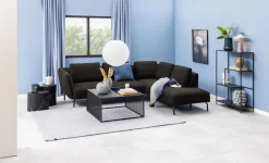 ACTONA GROUP Couchtisch »Strington, Marmoroptik schwarz - modern & stilvoll, pflegeleicht« Couchtisch, Beistelltisch, Kaffeetisch,OTTOs Choice,Glasplatte & Metallgestell, verschiedeneFormen