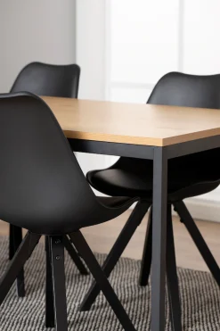 ACTONA GROUP Esstisch mit Gestell aus pulverbeschichtetem Metall, Breite 160 cm