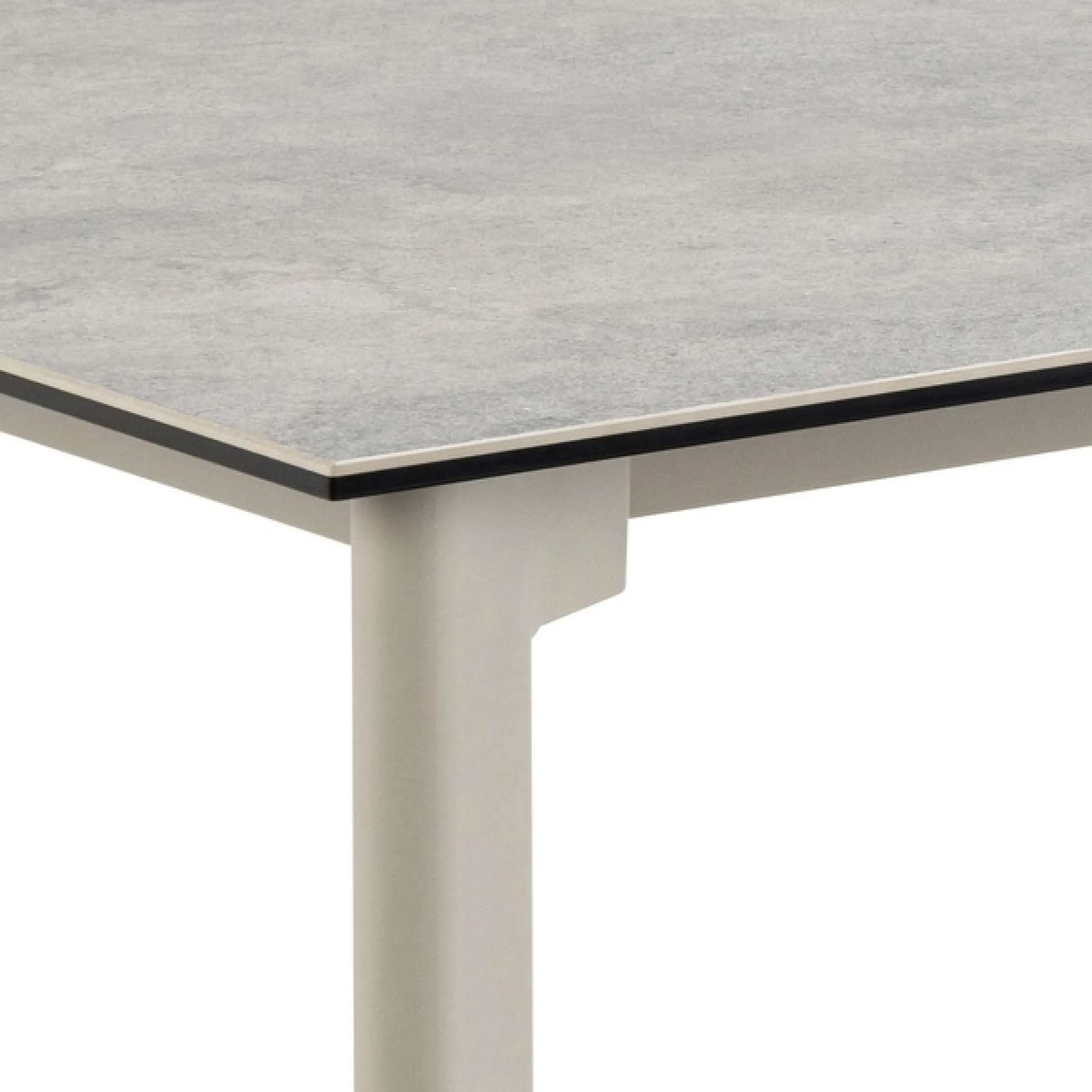 ACTONA GROUP Esstisch »Palermo« Esstisch, Tischplatte grau Anista rau keramisch, 160x90x75cm