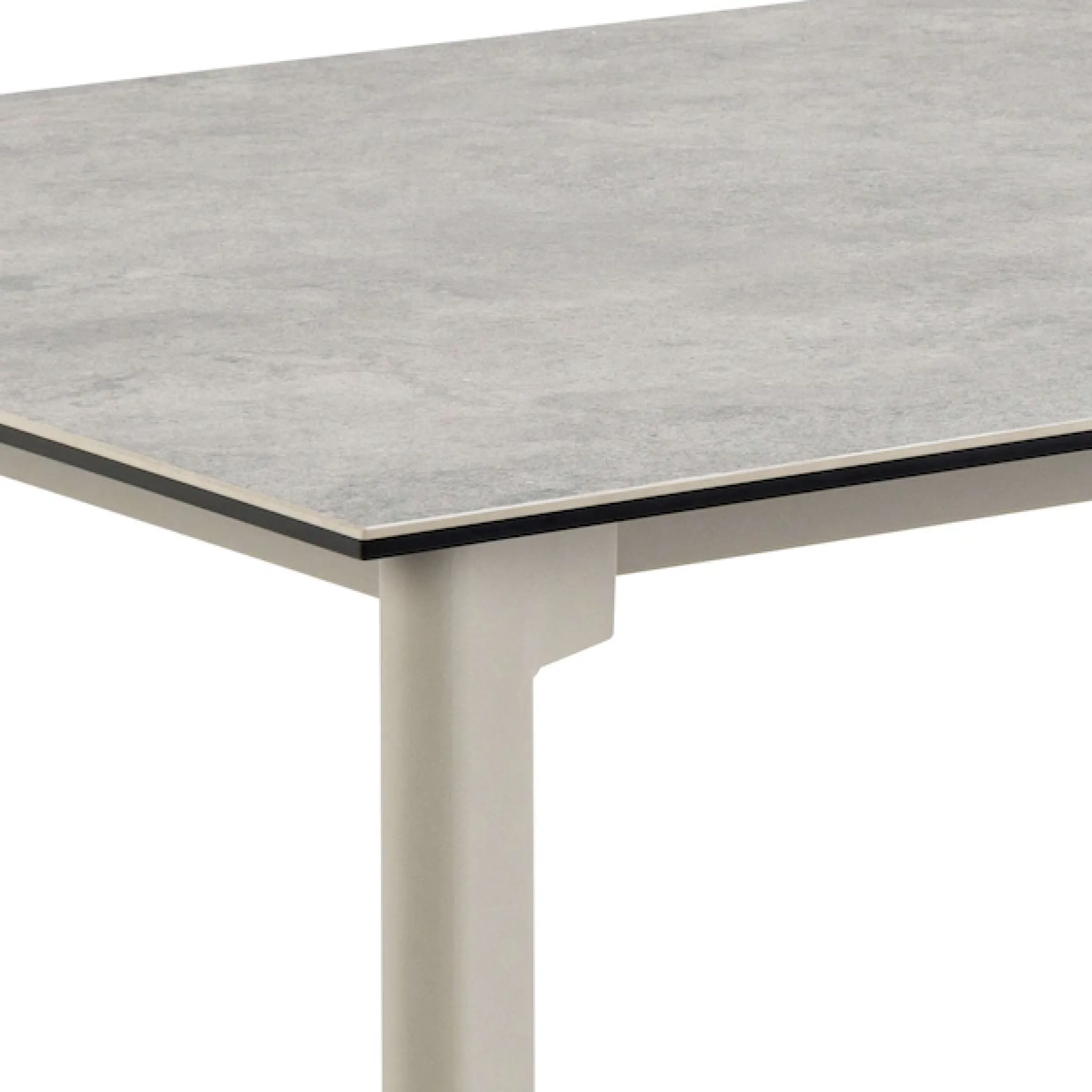 ACTONA GROUP Esstisch »Palermo« Esstisch, Tischplatte grau Anista rau keramisch, 160x90x75cm