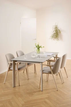 ACTONA GROUP Esstisch »Palermo« Esstisch, Tischplatte grau Anista rau keramisch, 160x90x75cm