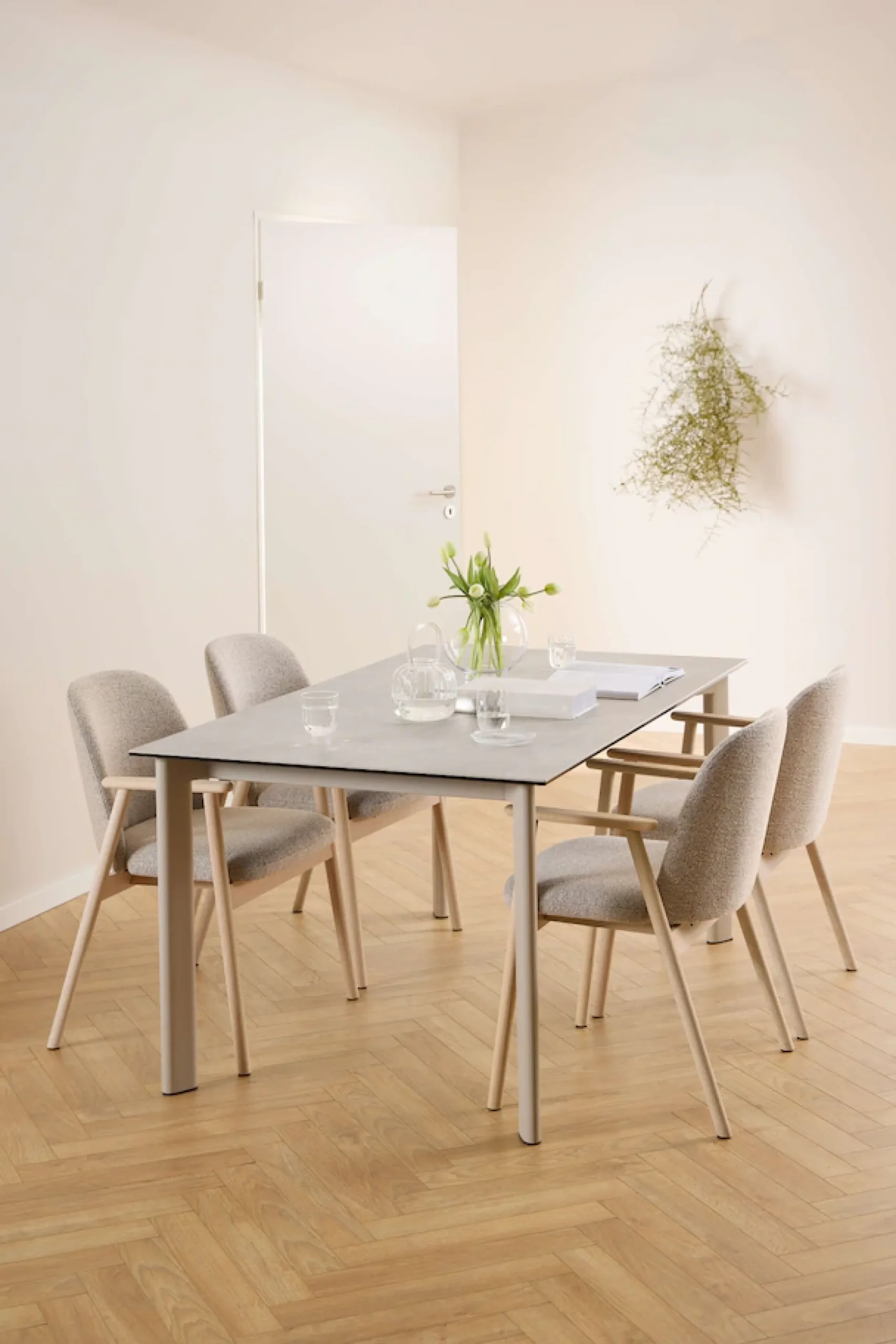 ACTONA GROUP Esstisch »Palermo« Esstisch, Tischplatte grau Anista rau keramisch, 160x90x75cm