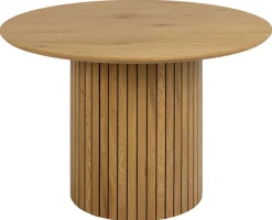 ACTONA GROUP Esstisch »Yale« Tisch, Esstisch, OTTOs Choice,Esszimmertisch, Wildeichenoptik, Lamellenfuß, braun, rund, Ø: 120 cm