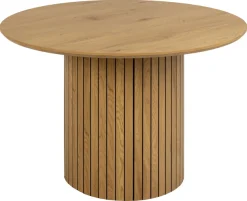 ACTONA GROUP Esstisch »Yale« Tisch, Esstisch, OTTOs Choice,Esszimmertisch, Wildeichenoptik, Lamellenfuß, braun, rund, Ø: 120 cm