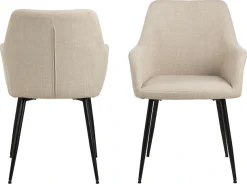 ACTONA GROUP Esszimmer-Set »Essgruppe, Speisetisch mit Stühlen, für das Esszimmer, Modern« Komplett-Set, 1x Tisch + 4x Stühle, 5 Stk. tlg.