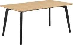 ACTONA GROUP Esszimmer-Set »Essgruppe, Speisetisch mit Wohnzimmerstühlen« Set, 1x Tisch + 4x Stühle, 5 Stk. tlg.