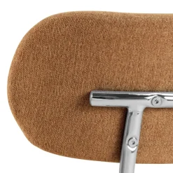 ACTONA GROUP Esszimmerstuhl »Lyric, Küchenstuhl, mit gepolsterter Sitzfläche« (Set) 2 Stk.Stuhl, Chenille, Retro-Futur, Chromstahlgestell, FSC™