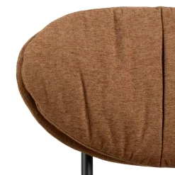 ACTONA GROUP Loungesessel »Burma« Terracotta Stoff, schwarze Stahlbeine, Sitzhöhe: 43 cm