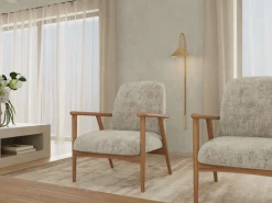 ACTONA GROUP Polsterstuhl »Polsterstuhl« () Stuhl mit Armlehne, beige, 71x84x83cm
