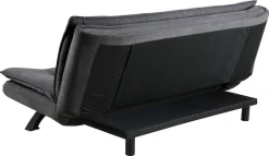 ACTONA GROUP Schlafsofa »VANBY Couch, Gästebett,Liegesofa mit Microfaserbezug, Schlaffunktion« Bettsofa, Grau, Stoff, Stahl, Click & Clack-Funktion, Breite: 196 cm