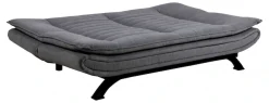 ACTONA GROUP Schlafsofa »VANBY Couch, Gästebett,Liegesofa mit Microfaserbezug, Schlaffunktion« Bettsofa, Grau, Stoff, Stahl, Click & Clack-Funktion, Breite: 196 cm