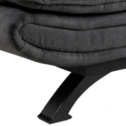 ACTONA GROUP Schlafsofa »VANBY Couch, Gästebett,Liegesofa mit Microfaserbezug, Schlaffunktion« Bettsofa, Grau, Stoff, Stahl, Click & Clack-Funktion, Breite: 196 cm