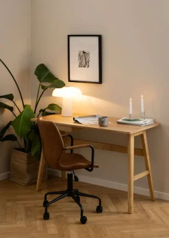 ACTONA GROUP Schreibtisch »Barnett« Schreibtisch, Schublade matt Eiche Lack Furnier,120x60x75cm