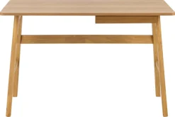 ACTONA GROUP Schreibtisch »Barnett« Schreibtisch, Schublade matt Eiche Lack Furnier,120x60x75cm
