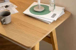 ACTONA GROUP Schreibtisch »Barnett« Schreibtisch, Schublade matt Eiche Lack Furnier,120x60x75cm