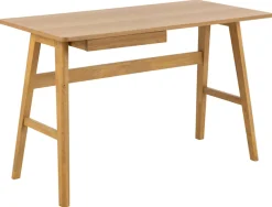ACTONA GROUP Schreibtisch »Barnett« Schreibtisch, Schublade matt Eiche Lack Furnier,120x60x75cm