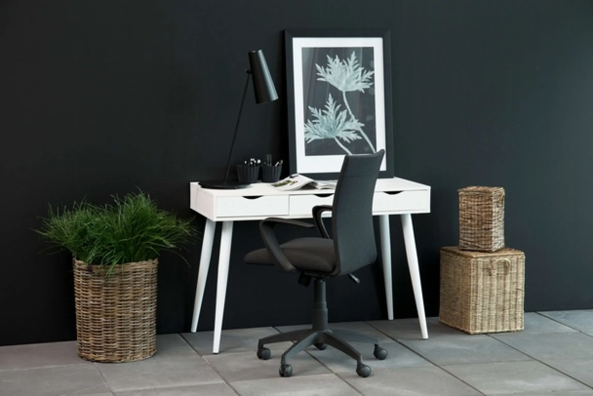 ACTONA GROUP Schreibtisch »Neptun« Bürotisch, Arbeitstisch, mit 3 Schubladen, Breite 110 cm