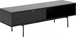 ACTONA GROUP TV-Schrank »Angus« TV-Bank ,TV Tisch mit 1 Schiebetür schwarz. Höhe 44,50 cm