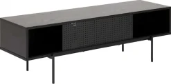 ACTONA GROUP TV-Schrank »Angus« TV-Bank ,TV Tisch mit 1 Schiebetür schwarz. Höhe 44,50 cm