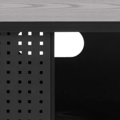 ACTONA GROUP TV-Schrank »Angus« TV-Bank ,TV Tisch mit 1 Schiebetür schwarz. Höhe 44,50 cm