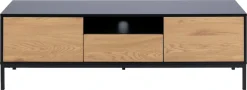 ACTONA GROUP TV-Schrank 1 Schublade, 1 offenem Fach und 2 geschlossenen Fächern, Breite 140 cm