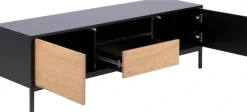 ACTONA GROUP TV-Schrank 1 Schublade, 1 offenem Fach und 2 geschlossenen Fächern, Breite 140 cm