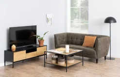 ACTONA GROUP TV-Schrank 1 Schublade, 1 offenem Fach und 2 geschlossenen Fächern, Breite 140 cm