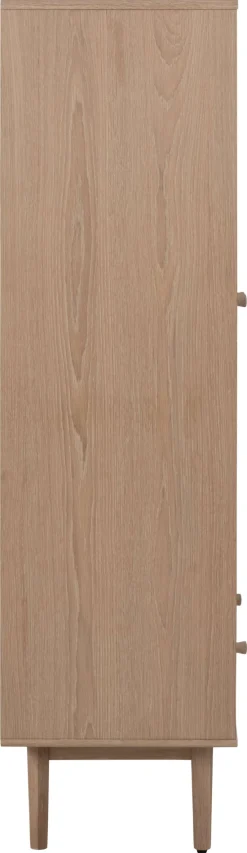ACTONA GROUP Vitrine »Aston« Schrank, 2 Glastüren, 2 Einlegeböden, 1 Schublade, Eiche Furnier