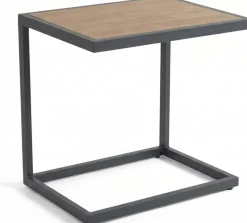 Ambiente Haus Beistelltisch »Garten Beistelltisch Alu - grau« 1 Stk. tlg.