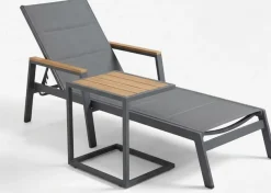 Ambiente Haus Beistelltisch »Garten Beistelltisch Alu - grau« 1 Stk. tlg.