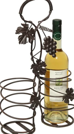 Ambiente Haus Flaschenhalter »2er Flaschenträger, Antikbraun (H) 41 cm«