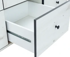 arthur berndt Babyzimmer-Komplettset »Babyzimmer Set »Lavea« 3-teilig« Set, Babymöbel-Set »Lavea«: Kleiderschrank, Kinderbett und Wickelkommode,
