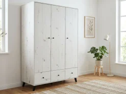 arthur berndt Babyzimmer-Komplettset »Babyzimmer Set »Lavea« 3-teilig« Set, Babymöbel-Set »Lavea«: Kleiderschrank, Kinderbett und Wickelkommode,