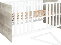 arthur berndt Babyzimmer-Komplettset »Jugendzimmer-Set »Kilian« 4-teilig« 4 Stk. tlg. Platinum Oak/ Weiß Nachbildung