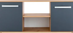 arthur berndt Jugendzimmer-Set »Alessio« Set, Bett, Kleiderschrank, Schreibtisch, Standregal und TV-Lowboard., 5 Stk. tlg. mit Melamin-Oberfläche